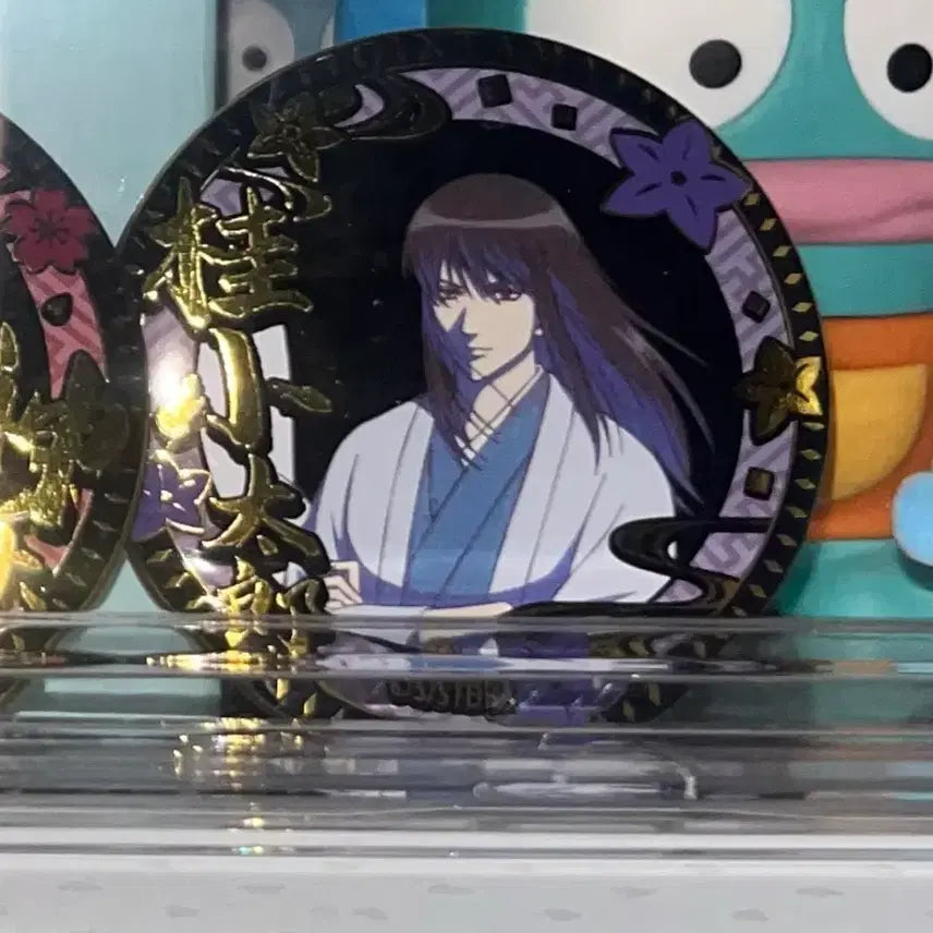 [BUNJANG] Gintama Kintaro Katsura Gold Plated Can Badge / 은혼 금장 캔뱃지 카츠라 코타로