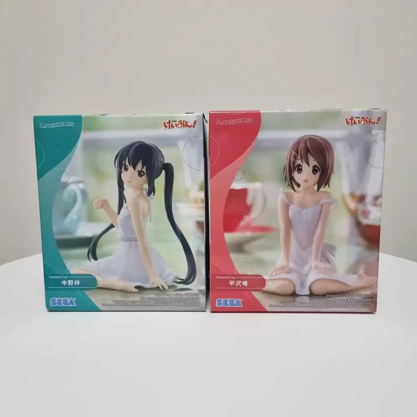 [BUNJANG] Sega K-On! Nakano Azusa &amp; Hirasawa Yui Yumemirise Figure Set (Sealed) / [미개봉]세가 케이온 나카노 아즈사 히라사와 유이 유메미라이즈 피규어 세트