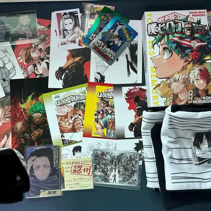[BUNJANG] My Hero Academia Aizawa Scarf Goods Bundle Set / 나히아 히로아카 아이자와 목도리 지류 굿즈 등등 일괄