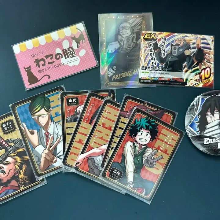 [BUNJANG] My Hero Academia Aizawa Scarf Goods Bundle Set / 나히아 히로아카 아이자와 목도리 지류 굿즈 등등 일괄