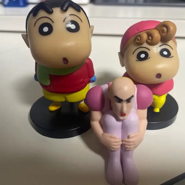 [BUNJANG] Crayon Shin-chan Shinnosuke &amp; Hihawishi Figure Bundle Set / 짱구,짱아, 마카오 피규어 일괄