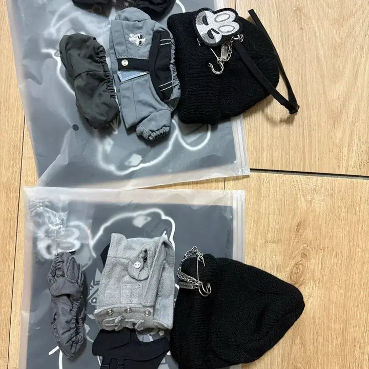 [BUNJANG] 15cm Doll Clothes Wardrobe Police Beanie / 15cm 인형 옷 옷장 경찰 비니