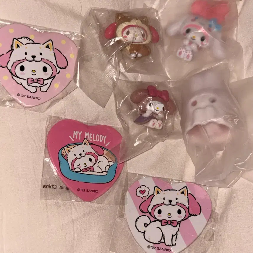 [BUNJANG] Sanrio My Melody Sealed Gachapon Bundle Set / 마이멜로디 미개봉 가챠 일괄