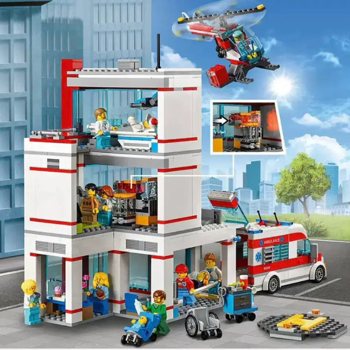 [BUNJANG] LEGO City Hospital 60204 (Unsealed) / 레고 시티 병원 60204 (개봉품)