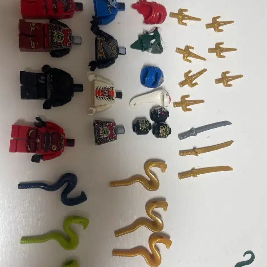 [BUNJANG] LEGO Ninjago Figure Parts Bundle Set / 레고 닌자고 피규어 부품 일괄