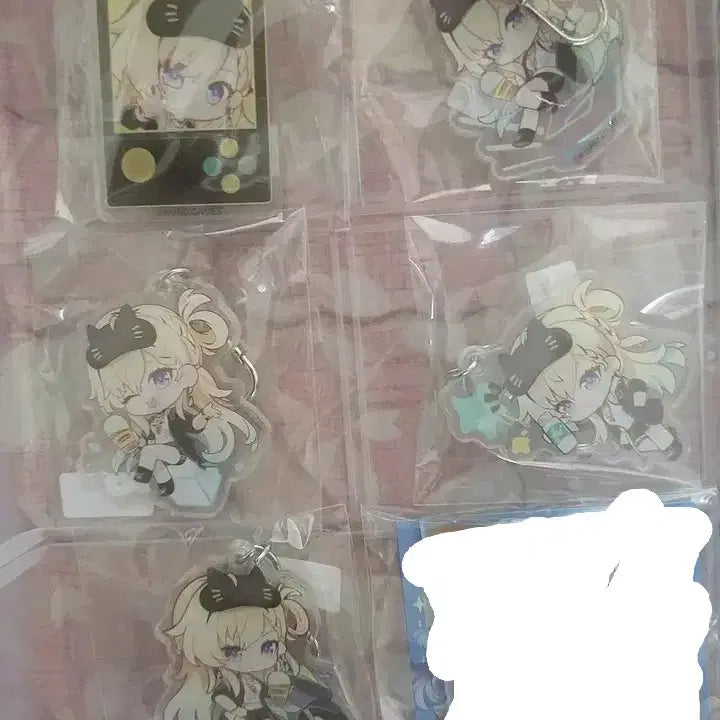 [BUNJANG] Meijo Compose Rinne Bundle Set Keychain, Photocard, Coupon, Sticker / 명조 컴포즈 린네 일괄 키링 포카 쿠폰 스티커