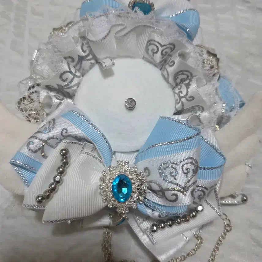 [BUNJANG] Rosette Mizuiro Sky Blue Angel Goods Badge / 이타백 로제트 미즈이로 하늘색 텐시 굿즈 뱃지