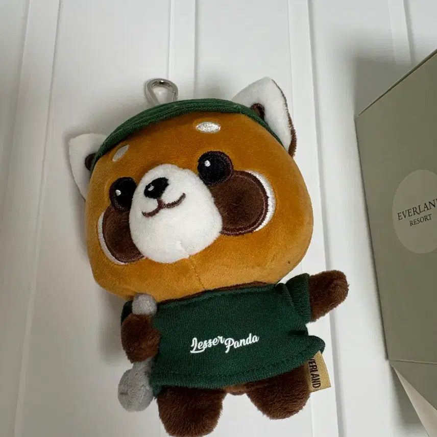 [BUNJANG] Everland Red Panda Ball Pouch Keychain Set / 에버랜드 레서판다 볼파우치 키홀더 일괄