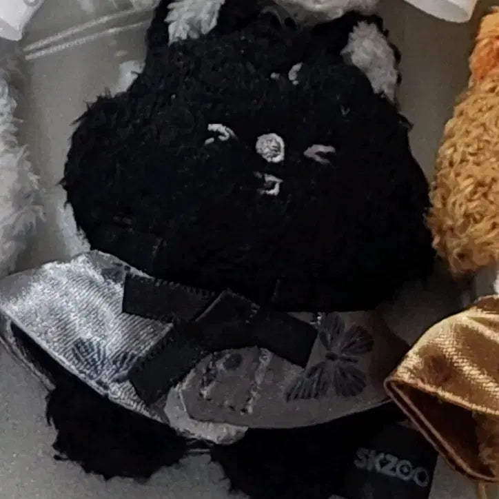 [BUNJANG] Stray Kids Hyunjin Micro Plush Mic &amp; Run It Version / 한쿼카 한 지성 마이크로 플러시 음 블랙 스트레이키즈 스키즈 스키주 런잇
