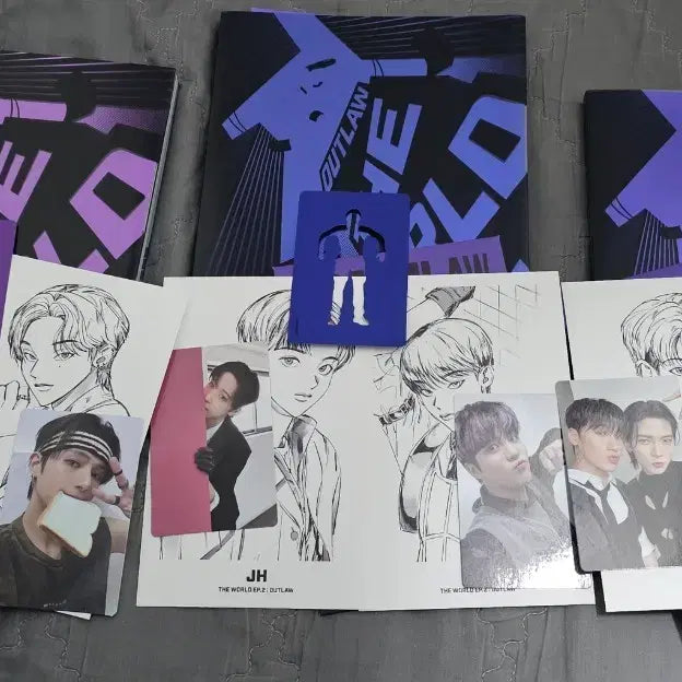 [BUNJANG] ATEEZ THE WORLD EP.2: OUTLAW Bouncy Album Set Photocard / 에이티즈 THE WORLD EP.2: OUTLAW 바운시 앨범 세트 ( 포카 포함 ) ateez