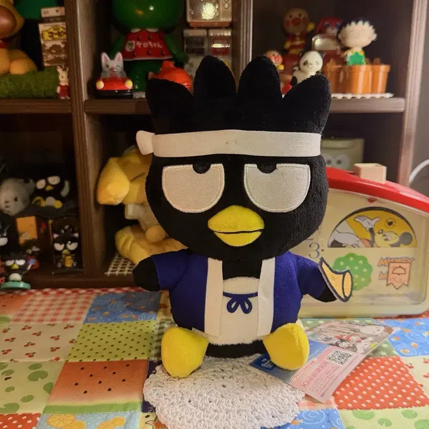 [BUNJANG] Sanrio Badtz-Maru Medium Doll "Summer Festival Matsuri Yukata" (2023) / 2023) 배드바츠마루 여름 축제 마츠리 유카타 중형 인형 산리오 고전