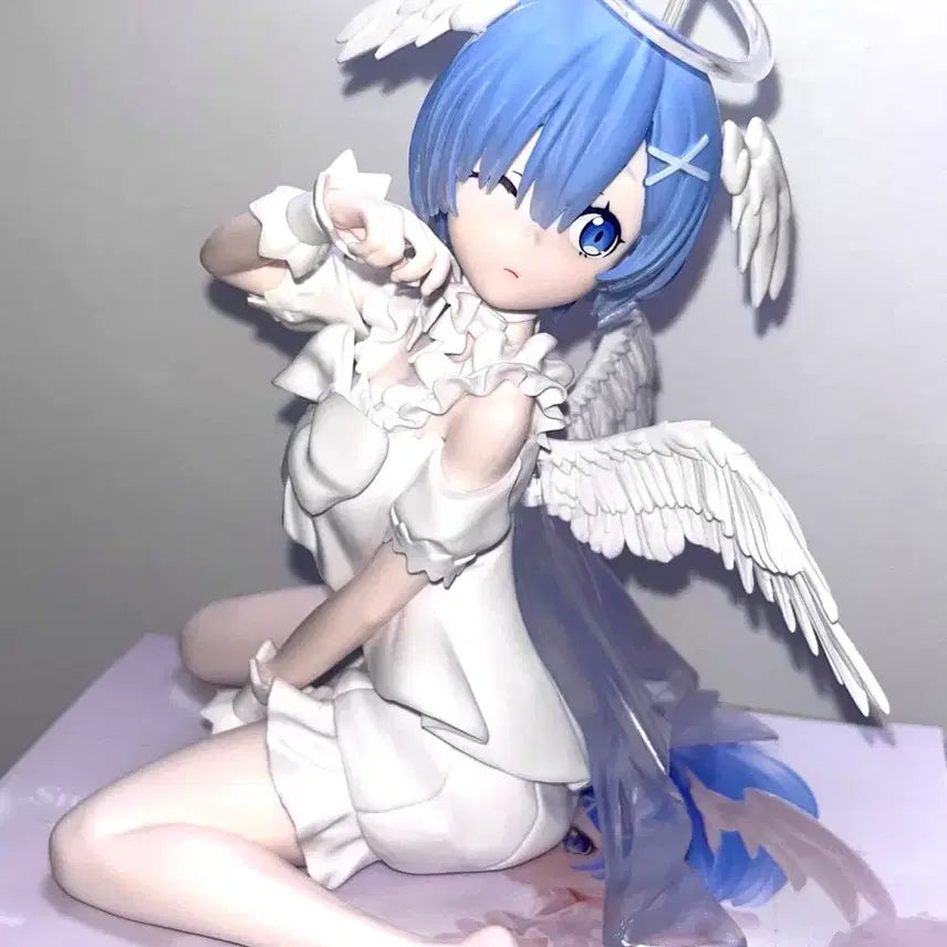 [BUNJANG] Banpresto Re:Zero Rem Angel Ver. Relax Time Figure / 리제로 반프레스토 릴렉스타임 렘 천사 피규어