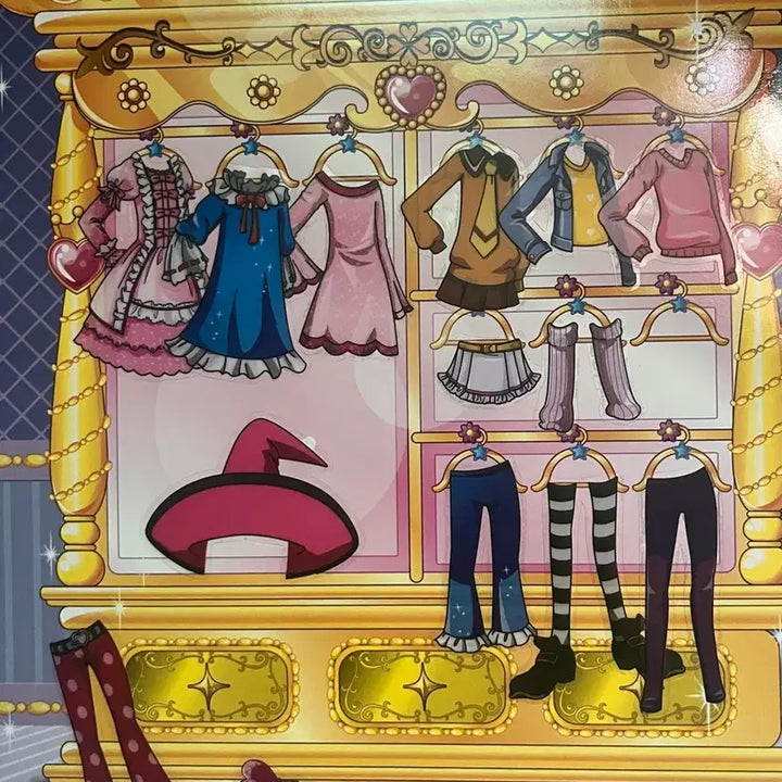 [BUNJANG] Sugar Sugar Rune Fashion Avatar Play Magic Stickers / 슈가슈가룬 패션아바타놀이 매직스티커