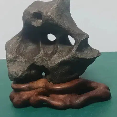 [BUNJANG] Double-Pierced Stone Natural Stone / 쌍관통석 자연석