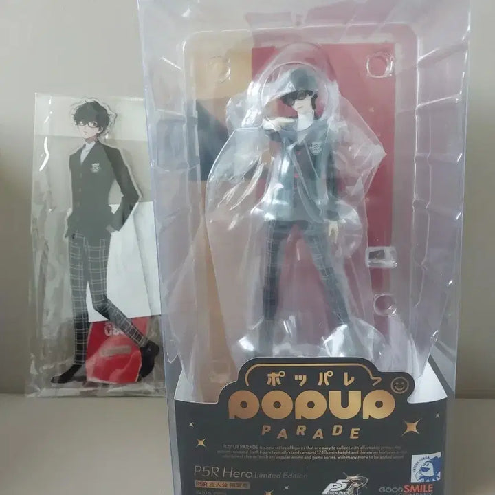 [BUNJANG] Persona 5 Protagonist Figure &amp; Acrylic Stand Bundle / (택포가) 페르소나5 주인공 피규어 및 아크릴 스탠드 일괄 판매