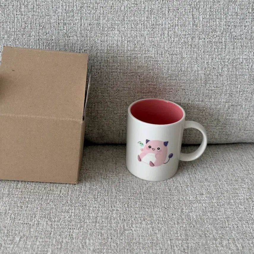[BUNJANG] MapleStory NeKoJe Pink Bean Mug Cup / 메이플스토리 네코제 핑크빈 머그컵