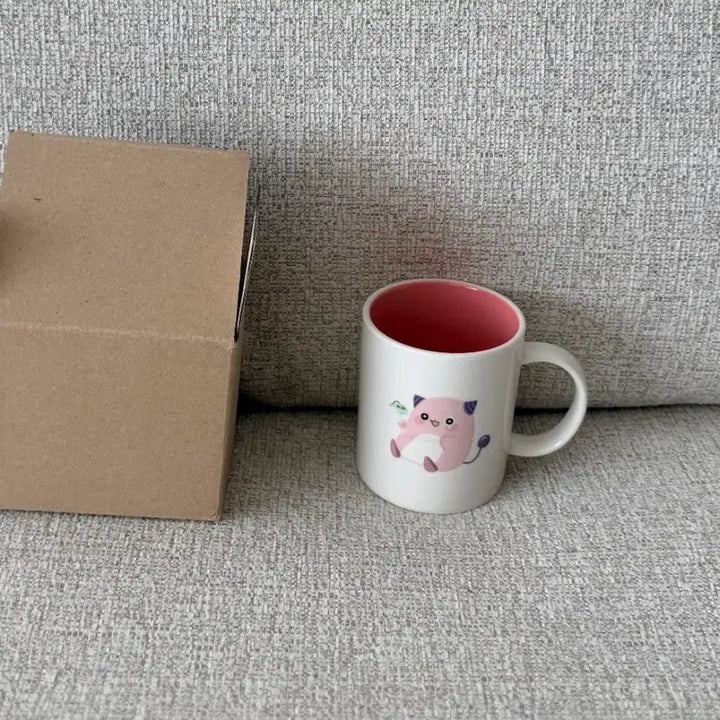 [BUNJANG] MapleStory NeKoJe Pink Bean Mug Cup / 메이플스토리 네코제 핑크빈 머그컵