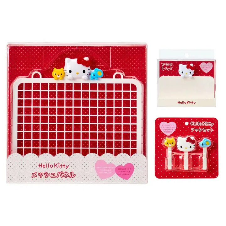 [BUNJANG] Sanrio Hello Kitty Mesh Panel Netting Set (3 Types) / 산리오 메쉬 패널 네트망 헬로키티 3종 세트