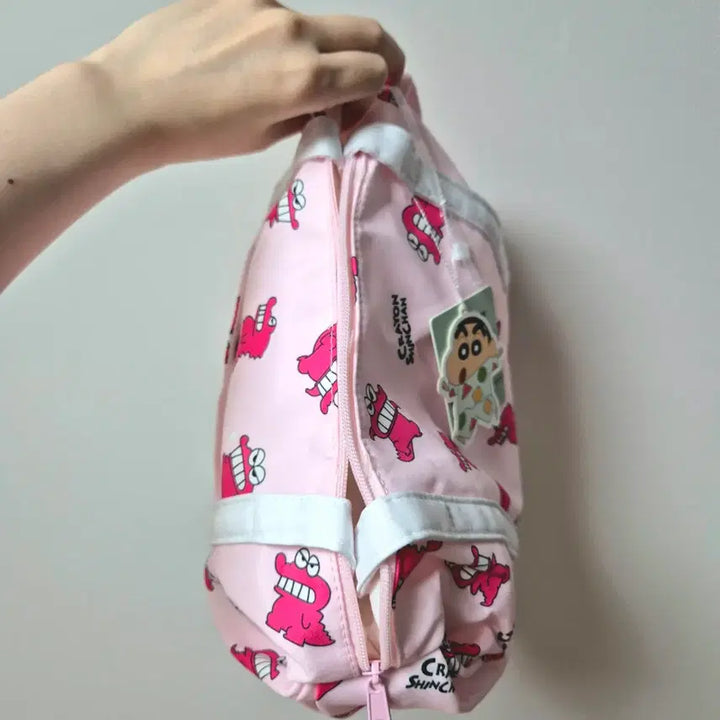 [BUNJANG] Crayon Shin-chan Mini Boston Bag - Pink / 짱구는못말려 미니 보스턴백_핑크