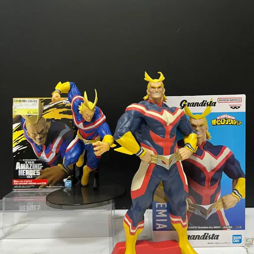 [BUNJANG] My Hero Academia Amazing Heroes &amp; Grandista All Might Bundle Set / 나히아 어메이징 히어로, 그란디스타 올마이트 일괄