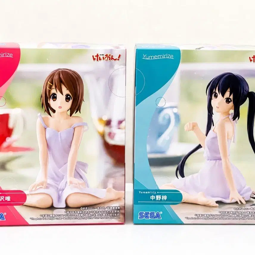 [BUNJANG] Sega Yumemories Yui Hirasawa &amp; Azusa Nakano Figure Set (Sealed) / [미개봉]세가 케이온 유메미라이즈 히라사와 유이&amp;나카노 아즈사 피규어 세트