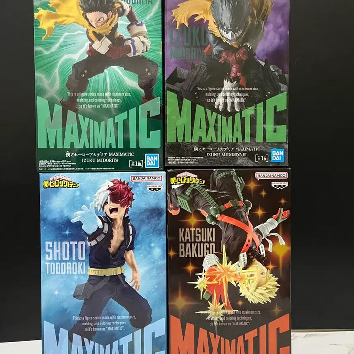 [BUNJANG] My Hero Academia Maximatic Izuku Midoriya, Katsuki Bakugo, Shoto Todoroki Figures Bundle Set / 나히아 맥시매틱 미도리야 데쿠 바쿠고 쇼토 피규어 반프 일괄