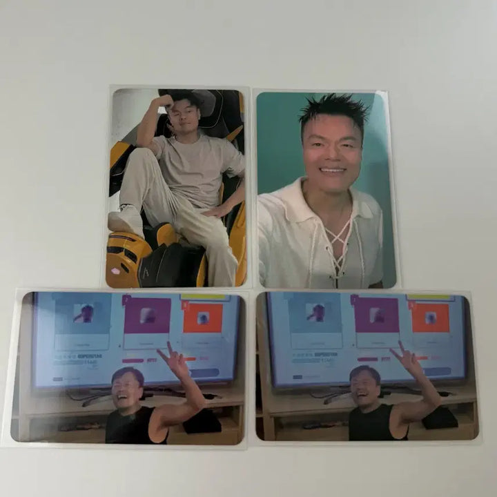 [BUNJANG] JYP Park Jinyoung WET Official Photocard Bundle Set (4ea) / 박진영 JYP WET 공방 포카 4장 일괄