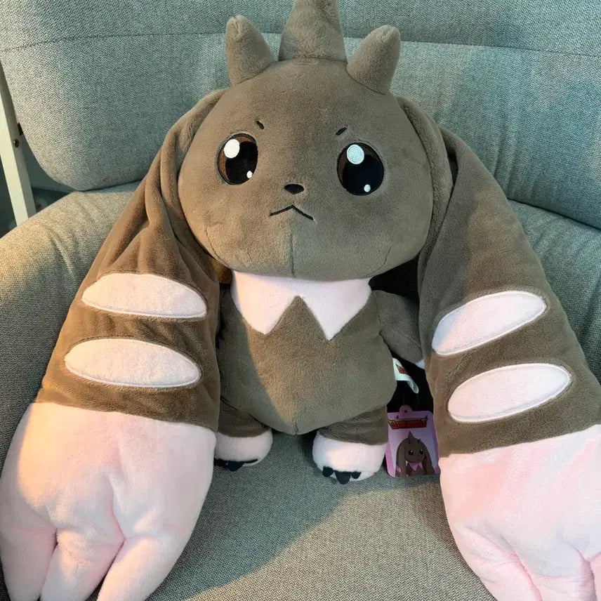 [BUNJANG] Digimon Terriermon &amp; Lopmon Character Doll Set (50cm) / 디지몬 캐릭터 인형 세트(테리어몬 로프몬)