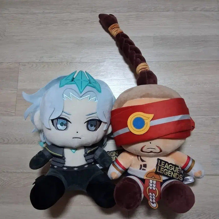 [BUNJANG] League of Legends Ryze &amp; Viego Plush Set / 리그오브레전드 리신/비에고봉제인형2개일괄(무료배송)