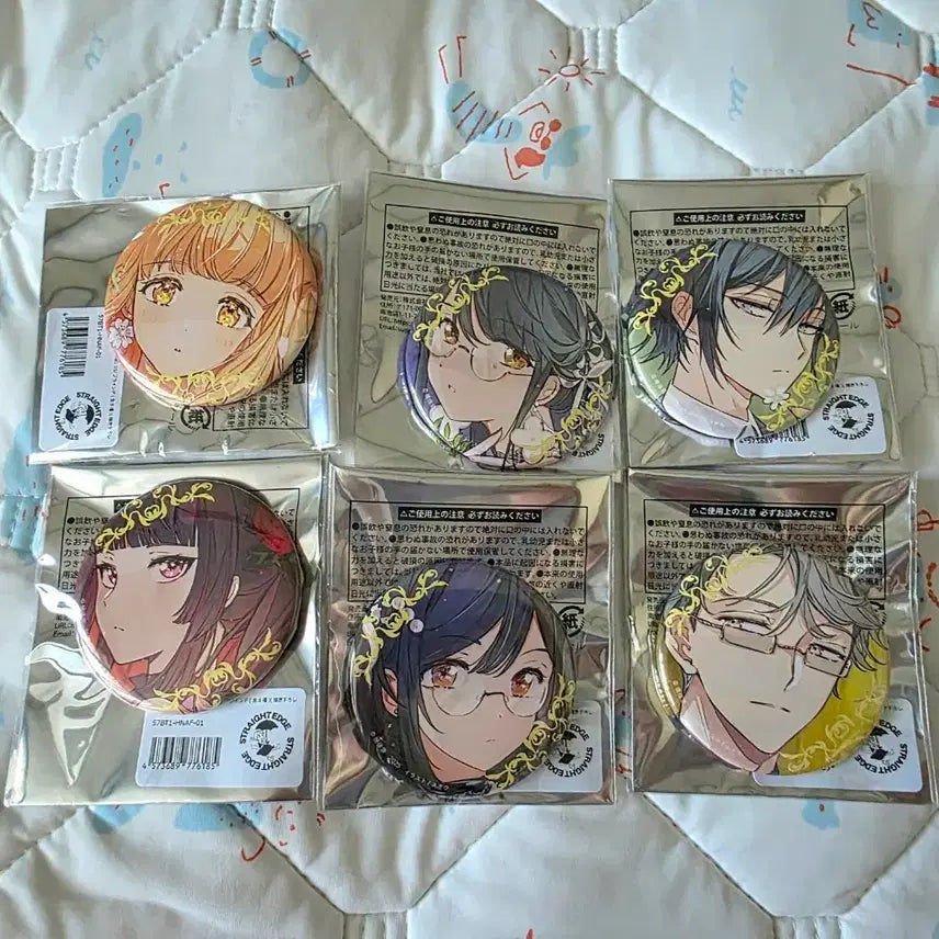 [BUNJANG] Spring Autumn Winter Summer Agents Can Badge Set (6 Types) / 춘하추동 대행자 캔뱃지 6종 세트