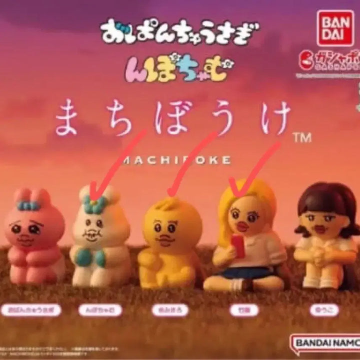 [BUNJANG] Onpo Chamu Gacha Set (3 pcs) Sealed / 음뽀챠무 언제오려나 가챠 3개세트미개봉