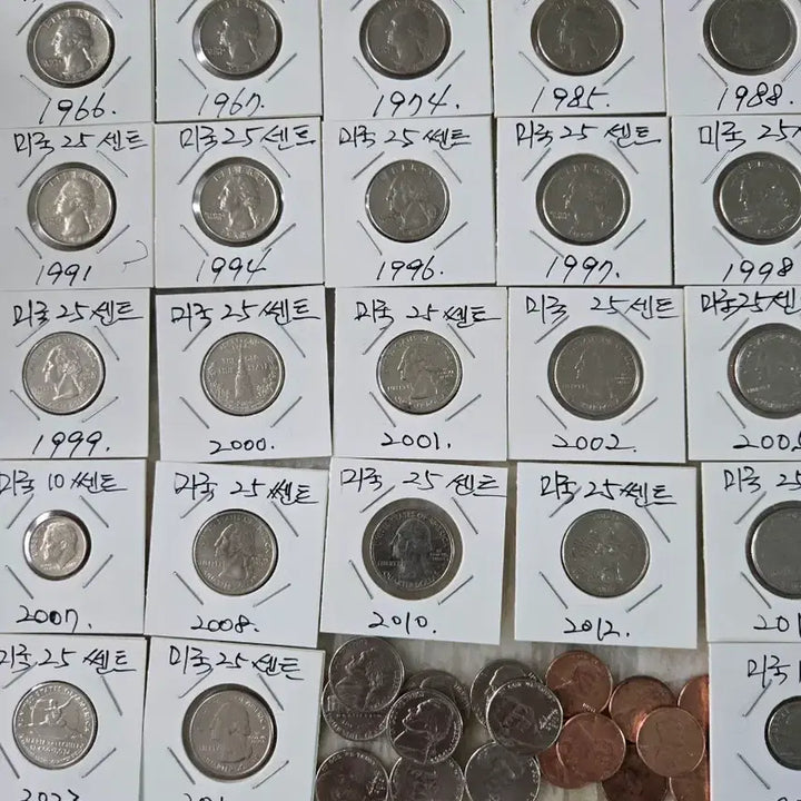 [BUNJANG] Collection of US Quarters (Various Years) / 미국동전모음