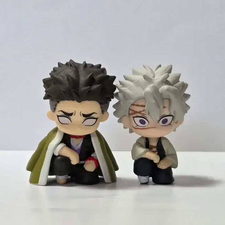 [BUNJANG] Demon Slayer Sanemi &amp; Gyomei Suwarasetai Figures Bundle Set / 귀멸의칼날 사네미 교메이 스와라세타이 피규어 일괄