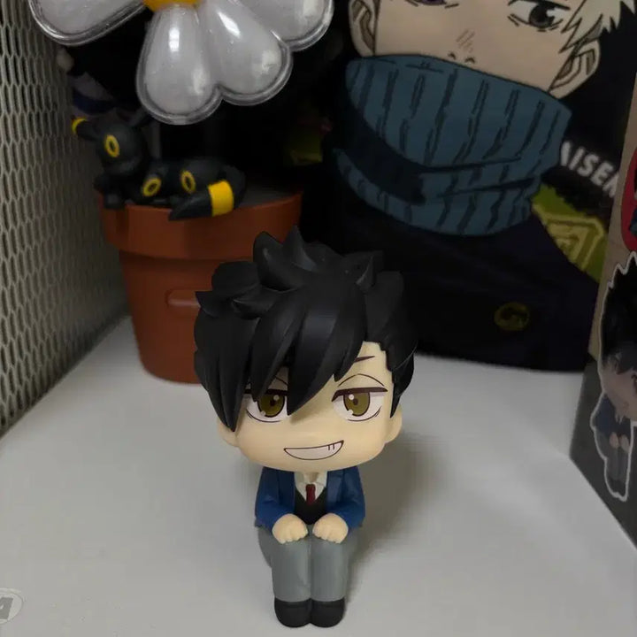 [BUNJANG] Haikyuu!! Kuroo Uniform Look-Up &amp; Poncho Set / 하이큐 쿠로오 교복룩업+판초
