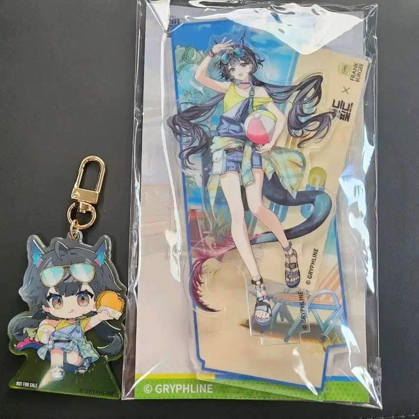 [BUNJANG] Endfield X Frank Collaboration Cheonwoo Acrylic Stand &amp; Keyring / 엔드필드 프랭크 코라보 천우 아크릴 스텐드, 키링