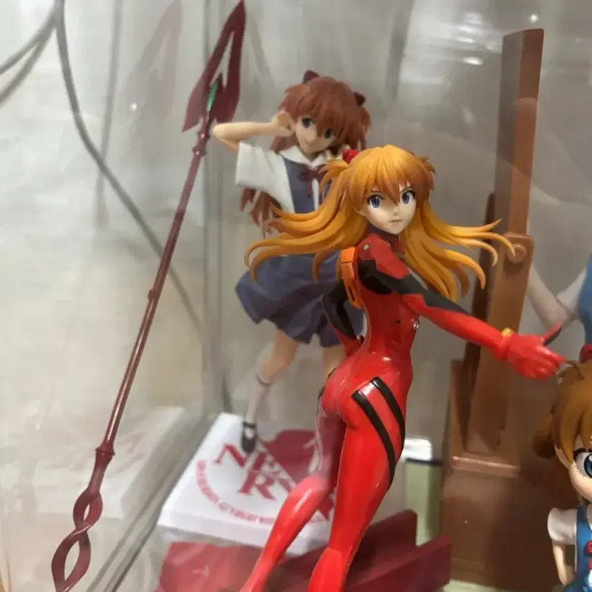 [BUNJANG] Evangelion Rei Ayanami &amp; Asuka Langley Soryu Figures Bundle Set / 에반게리온 레이,아스카 피규어 일괄