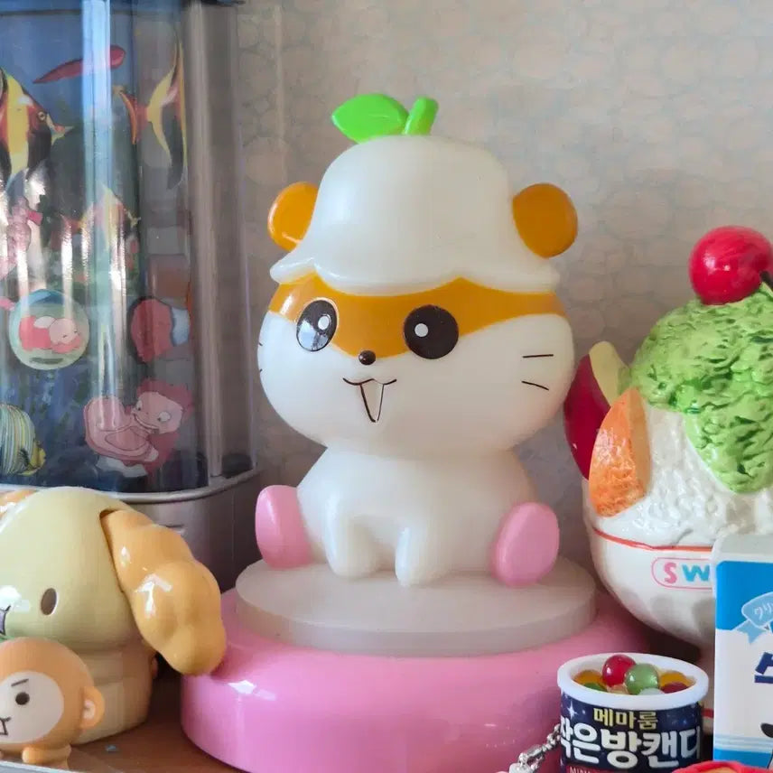[BUNJANG] Sanrio Kuriring Hamster Mood Lamp Vintage Rare / 고전 빈티지 산리오 산엑스 쿠리링 햄스터 무드등 레어