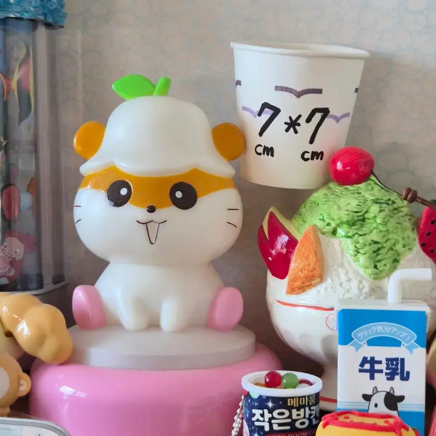 [BUNJANG] Sanrio Kuriring Hamster Mood Lamp Vintage Rare / 고전 빈티지 산리오 산엑스 쿠리링 햄스터 무드등 레어