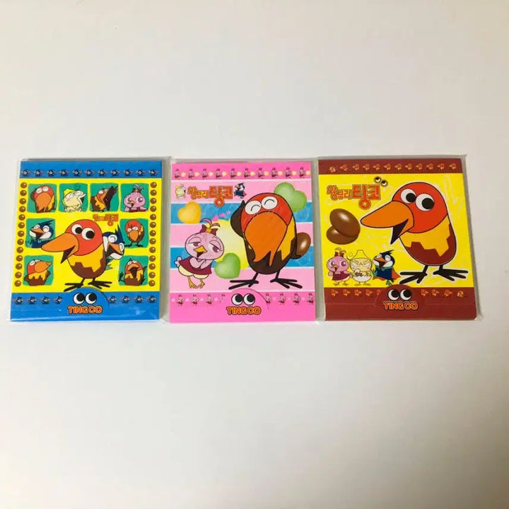[BUNJANG] Vintage Tingo Memo Pad Bundle Set / 고전문구 왕부리 팅고 메모지 일괄세트