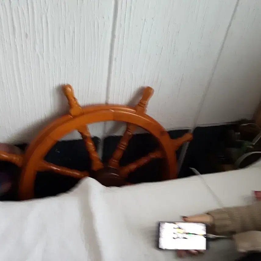 [BUNJANG] Nautical Ship Wheel Decorative Accent / 배조타키