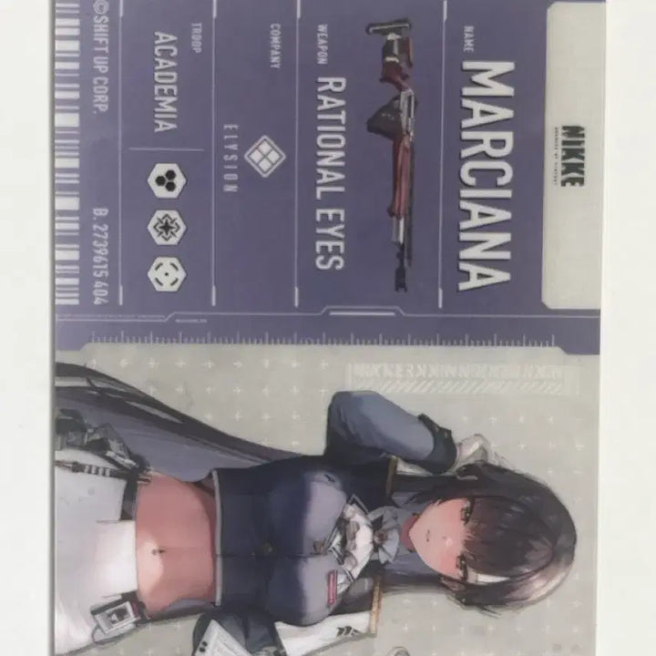 [BUNJANG] Nikke Marchana Metal Card &amp; Mom&