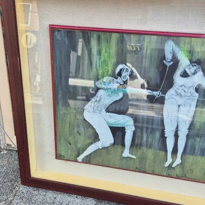 [BUNJANG] 3D Oil Painting with Signature (51x44 cm) / 51   44 센치 입체식유화그림싸인