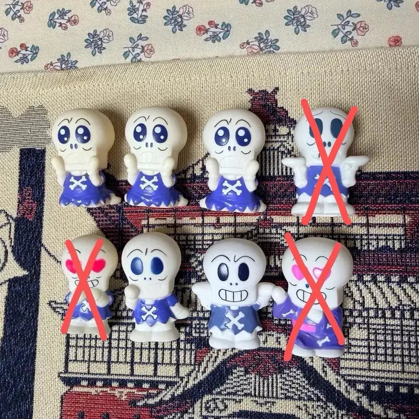 [BUNJANG] Anpanman Skullman Finger Figure / 호빵맨 해골맨 손가락 피규어