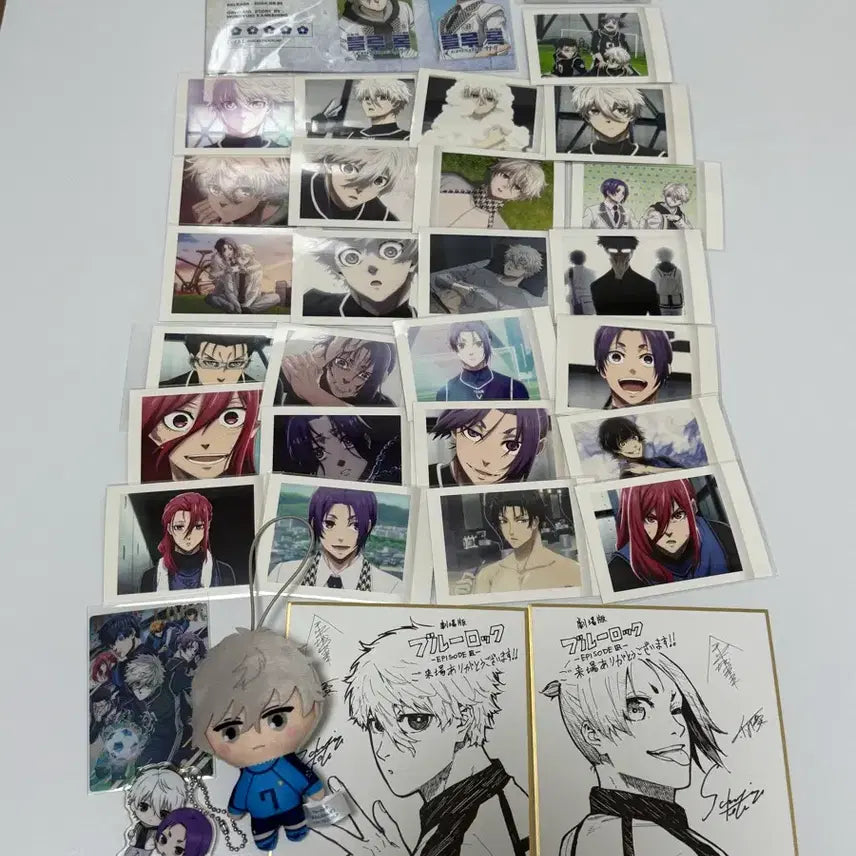 [BUNJANG] Nagi &amp; Reo Blue Lock Pascha Card, Wafer Card, Keyring, Shikishi, Plush / 블루록 나기레오 파샤 웨하스 카드 키링 색지 인형 캡슐 누이