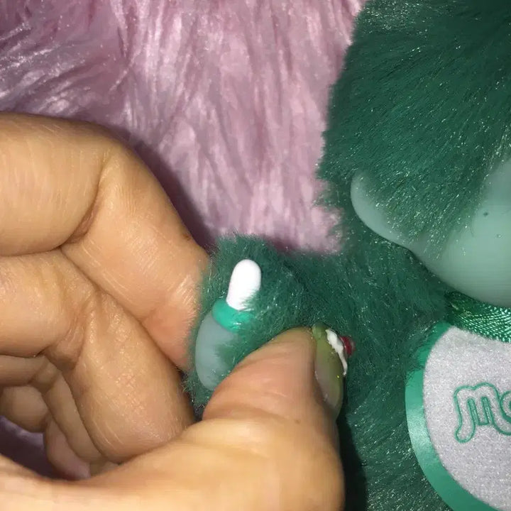 [BUNJANG] Monchhichi Colorful Green SS Size Keychain / 신상 몬치치 컬러풀 그린 초록  키링 키체인 SS 사이즈