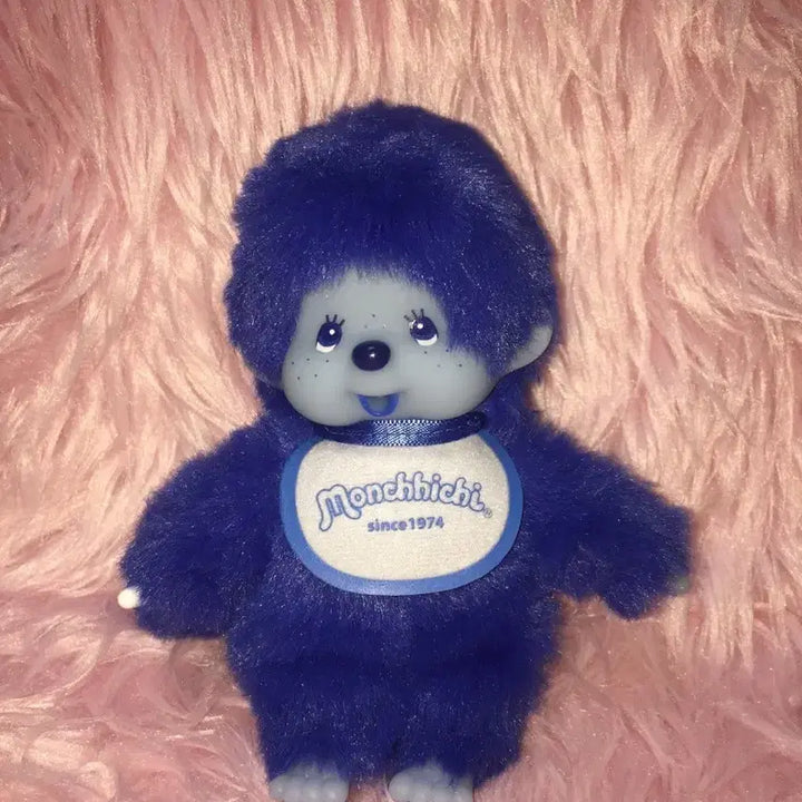 [BUNJANG] Monchhichi Colorful Blue SS Size Keyring / 신상 몬치치 컬러풀 블루 파랑  키링 키체인 SS 사이즈