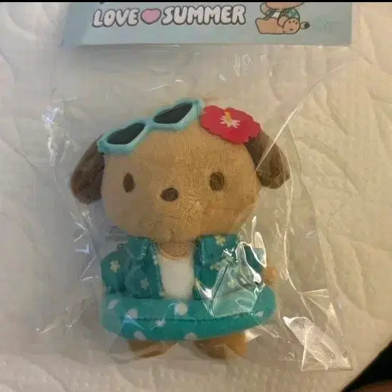[BUNJANG] Pochacco Tan Tanning Keychain Doll / 올리브영 태닝 포차코 키링 인형