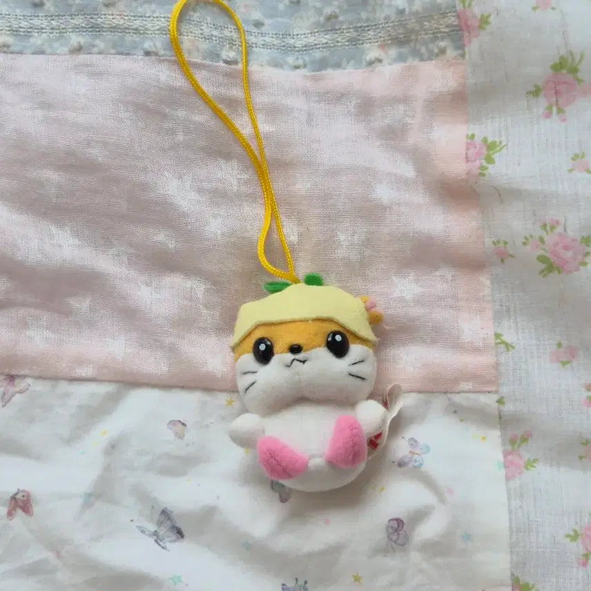 [BUNJANG] Sanrio Kuririn Hamster Keychain / 고전 빈티지 인형 산리오 산엑스 쿠리링 키링 햄스터 하무
