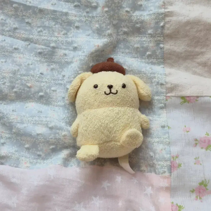 [BUNJANG] Sanrio Sun-X Pompompurin Vintage Rare Towel Doll / 고전 빈티지 인형 산리오 산엑스 폼폼푸린 레어 수건