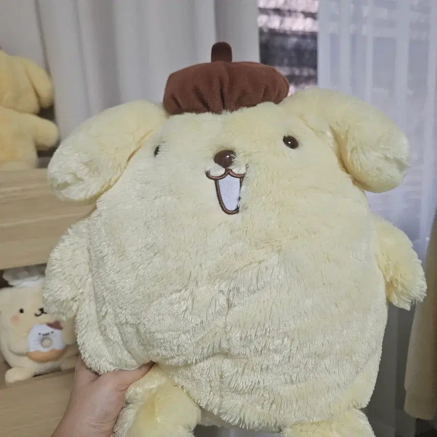 [BUNJANG] Sanrio Pompompurin Plush Doll / 폼폼푸린 누이 인형 산리오